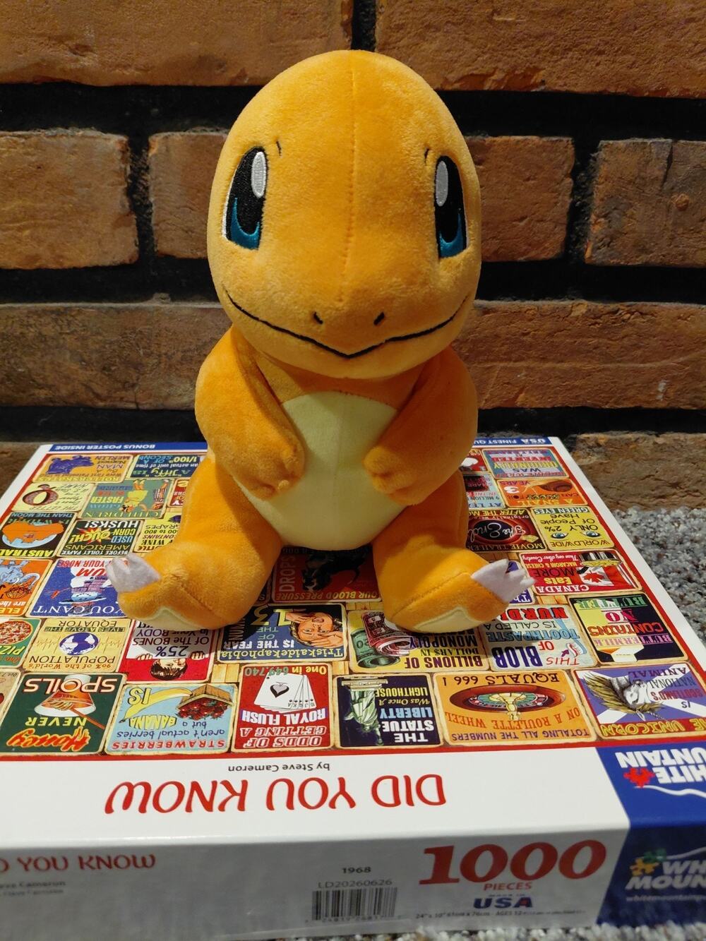 Charmander Pokemon Plush Stuffed Animal Toy Orange Small Jazwares 2023 Nintendo